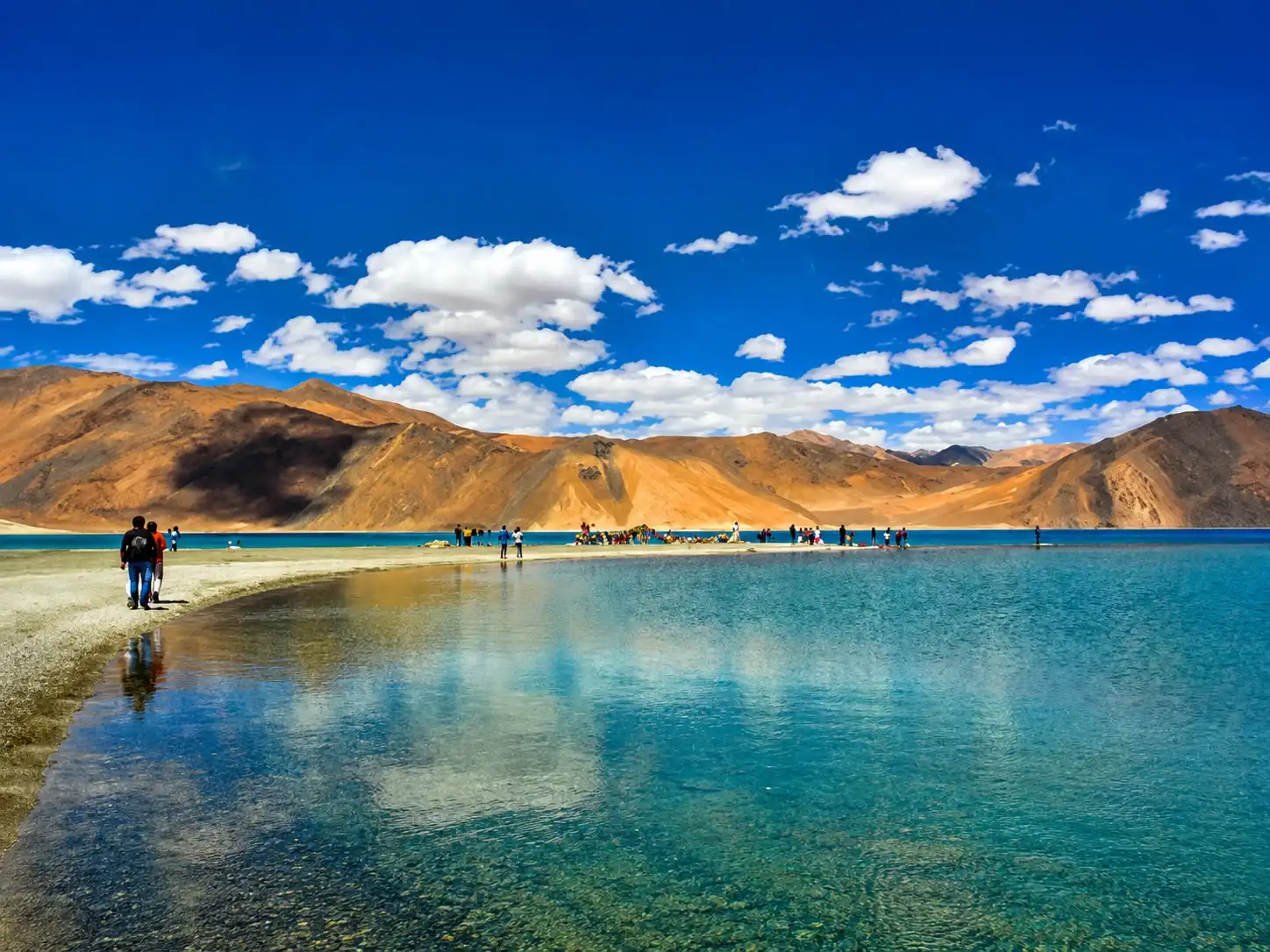 Pangong Lake landscape for North India tour packages